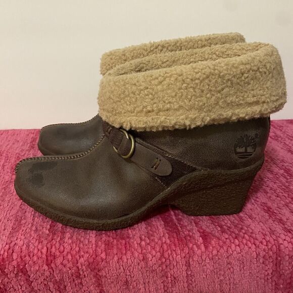 Timberland Earthkeepers Bayden Leather Ankle Boots Brown Size 9 - Picture 3 of 11